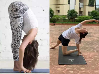 <strong>Yoga Pose :</strong> शरीरातील सर्व ब्लॉक नसा खोलण्यासाठी व ब्लड फ्लो, ब्लड सर्क्युलेशन किंवा रक्तप्रवाह वाढवण्यासाठी करा 5 मिनिटांची ‘ही’ साधीसोपी योगासने!