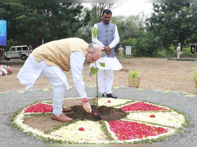 amit shah : केंद्रीय गृहमंत्री ​अमित शहा नांदेडमध्ये; अतिवृष्टी, भूस्खलनावर बोलले...