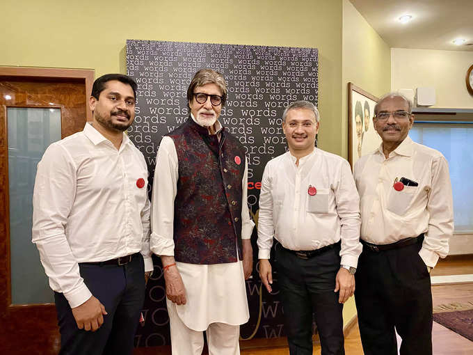 VKC Team with Amitabh Bachchan