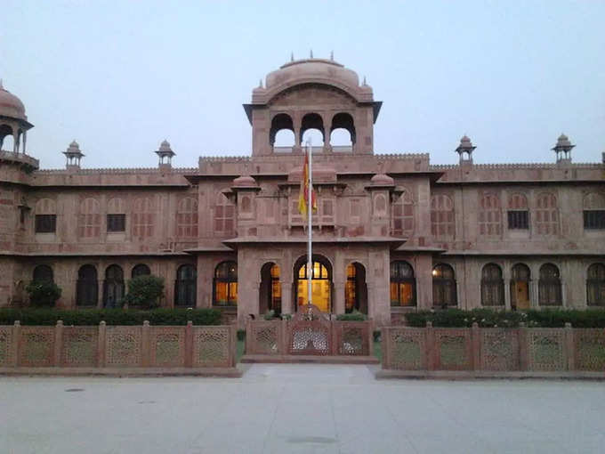 बीकानेर में लालगढ़ पैलेस - Lalgarh Palace in Bikaner in Hindi