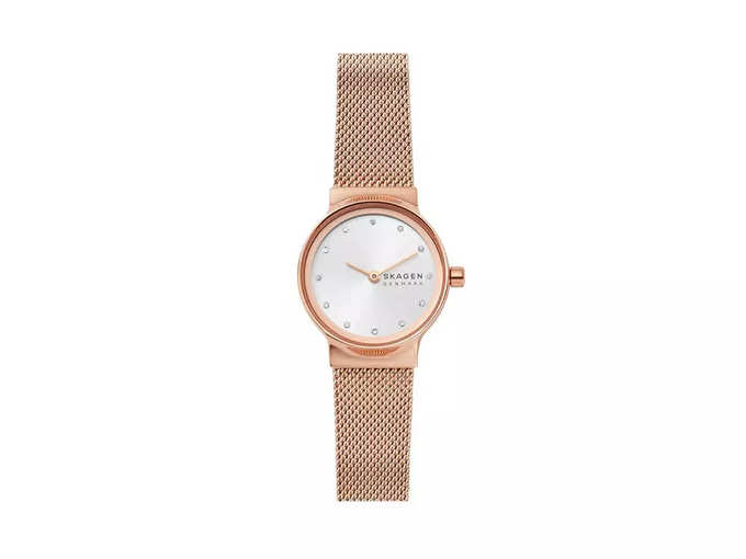 Skagen Analog White Dial Women&#39;s Watch-SKW2665