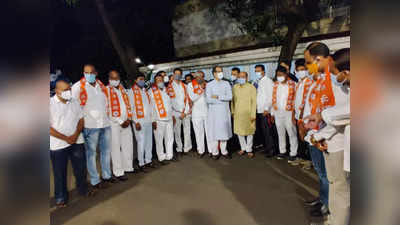 Jalgaon Shiv Sena: जळगावात राजकीय भूकंप; भाजप, काँग्रेस, राष्ट्रवादीचे १२ नगरसेवक शिवसेनेत