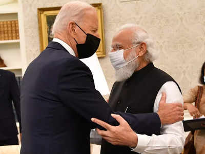 PM Modi Joe Biden Meeting : बाइडन बोले- भारत के साथ रिश्ते मजबूत करने को प्रतिबद्ध, जानें मोदी के साथ और क्या हुई बात