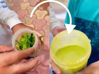 पठ्ठ्याने मिक्सरशिवाय वाटून दाखवली चटणी, Viral Video पाहून तुम्हाला हसू आवरणार नाही...