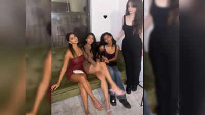 Photos: सुहाना खान ने दोस्तो संग न्यू यॉर्क में किया नाइट आउट, ग्लैमरस ड्रेस देख फैन्स के उड़े होश