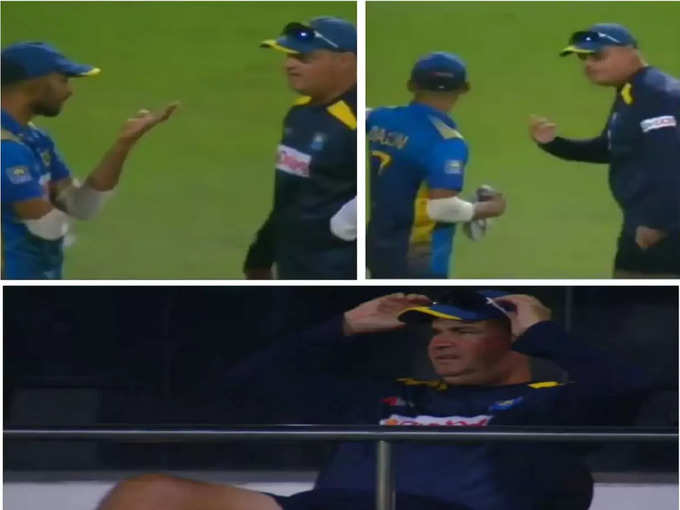 Mickey Arthur and Dasun Shanaka