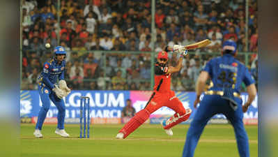 RCB vs MI Live: হর্ষলের হ্যাটট্রিক, ৫৪ রানে জয় কোহলি ব্রিগেডের