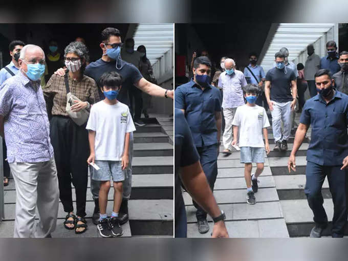 Aamir Khan, Kiran Rao And Azad