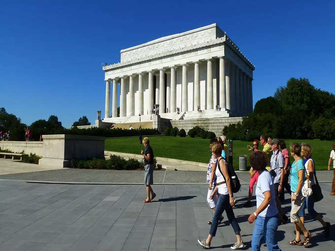 लिंकन मेमोरियल - Lincoln Memorial in Washington DC in Hindi
