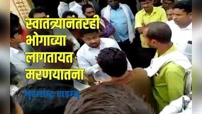 Nanded : पूल नसल्यानं नदीतनं करावा लागतोय प्रवास पाहा VIDEO!