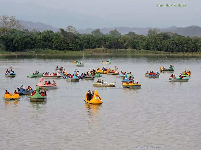 चंडीगढ़ में सुखना झील - Sukhna Lake in Chandigarh in Hindi