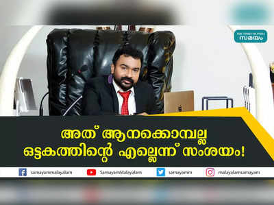 അത് ആനക്കൊമ്പല്ല, ഒട്ടകത്തിൻ്റെ എല്ലെന്ന് സംശയം!