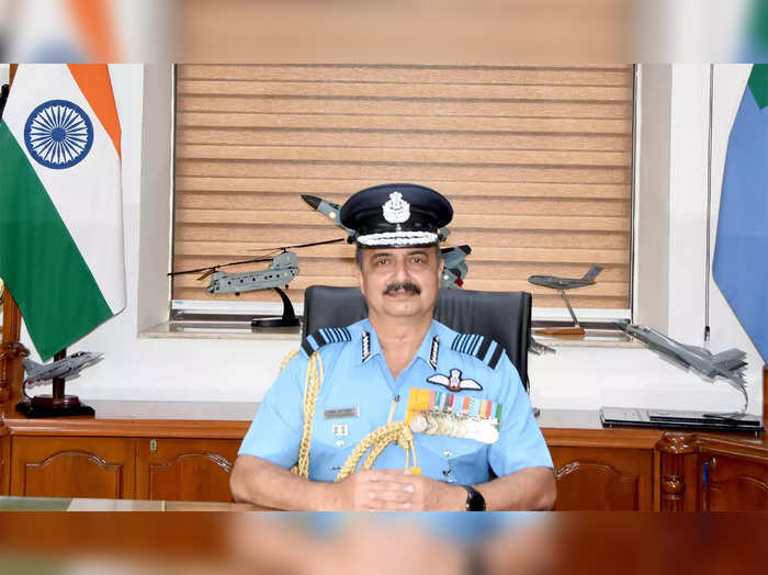 air chief marshal vr chaudhari takes charge as new iaf chief