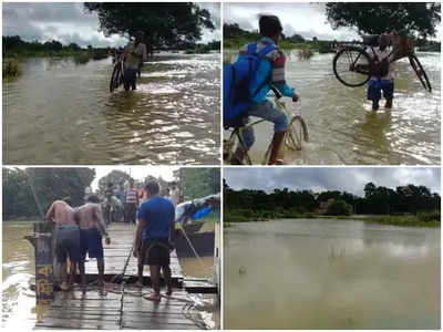 ফের প্লাবিত ঘাটাল, জলের তলায় বহু এলাকা