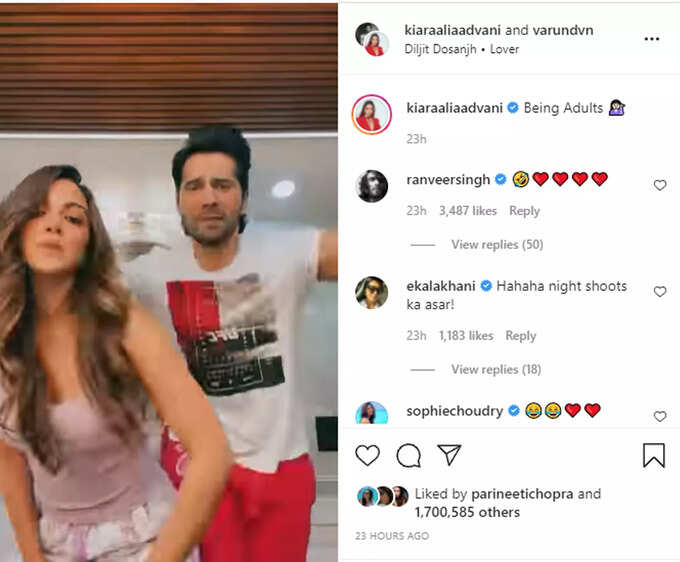 kiara advani varun dance 1