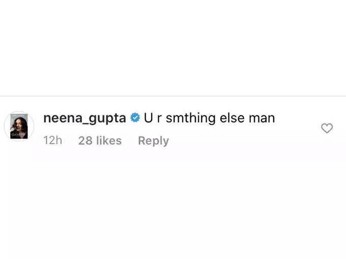 Neena Gupta Comment