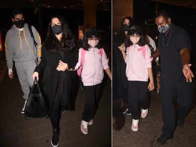 एयरपोर्ट पर आराध्या बच्चन को भीड़ से बचाता दिखा बॉडीगॉर्ड, सिर से लेकर पांव तक काले कपड़े पहन ऐश्वर्या राय हुईं पेरिस के लिए रवाना