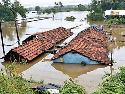 এখনও বানভাসি দক্ষিণবঙ্গ, কিছুটা কমল DVC-র জল ছাড়ার পরিমাণ