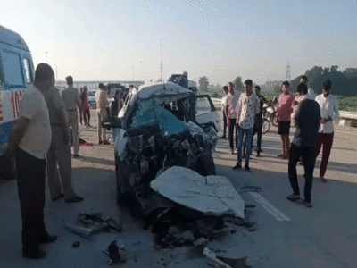 Expressway accident: दिल्ली-मेरठ एक्सप्रेसवे पर हादसा, बिजनौर के रहने वाले एक ही परिवार के पांच लोगों की मौत, 7 महीने का मासूम बचा