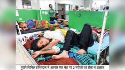Gurugram News :  इस तरह कैसे हो पाएगा इलाज, 1 लाख लोगों पर अस्पताल में केवल 13 बेड