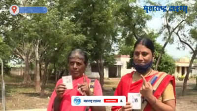 Nagpur : करोना प्रोटोकॉल पाळत नागरिकांचे मोठ्या संख्येने मतदान
