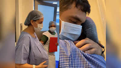अंगद बेदी ने शेयर किया बेटे के जन्म से ठीक पहले का वीडियो, नेहा धूपिया का हौसला बढ़ाते दिखे ऐक्टर