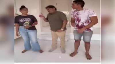 Video: भावाशी भांडत होती जेमी, मुलांचं भांडण पाहून नाचू लागले जॉनी लीवर