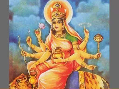 Chandraghanta Devi Significance तिसरी माळ : शुभाशिर्वाद देणारी चंद्रघंटा देवी, वाचा महत्त्व, पूजाविधी मंत्र