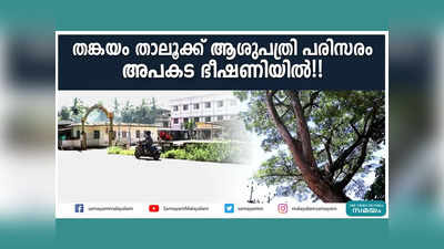 തങ്കയം താലൂക്ക് ആശുപത്രി പരിസരം അപകട ഭീഷണിയിൽ!! വീഡിയോ കാണാം