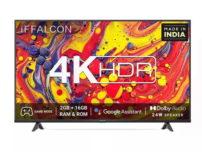 ​iFFALCON 164 cm (65 inches) 4K Ultra HD Certified Android Smart LED TV 65U61