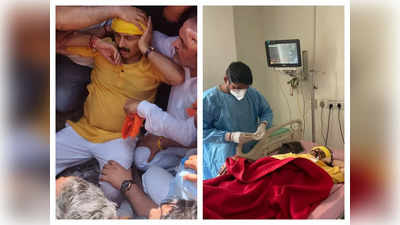 BJP सांसद मनोज तिवारी सफदरजंग अस्‍पताल में भर्ती, छठ पर बैन के खिलाफ सीएम हाउस के बाहर प्रदर्शन में घायल