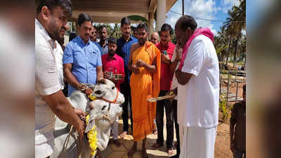 ಮಹಾನವಮಿ, ಆಯುಧ ಪೂಜೆ: ಎಚ್‌ಡಿಕೆ ಬಿಡದಿಯ ತೋಟದ ಮನೆಯಲ್ಲಿ ಸಂಭ್ರಮ ಹೇಗಿದೆ?