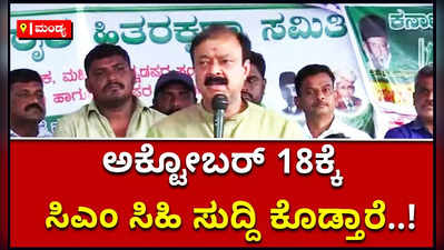 ಅ.18ಕ್ಕೆ ಸಿಎಂ ಬೊಮ್ಮಾಯಿ ಸಿಹಿ ಸುದ್ದಿ ಕೊಡ್ತಾರೆ: ಮೈಷುಗರ್‌ ಹೋರಾಟಗಾರರಿಗೆ ನಾರಾಯಣಗೌಡ ಭರವಸೆ