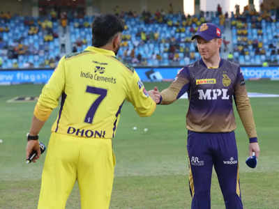 IPL 2021 Final Update: केकेआरने अर्धी लढाई जिंकली; चेन्नई सुपर किंग्जसाठी वाईट बातमी