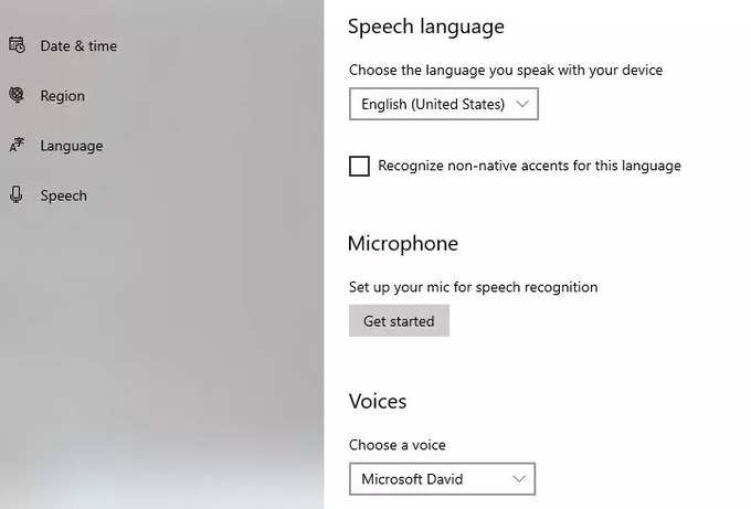 స్పీచ్ టు టెక్ట్స్ ఎలా (image credit - microsoft.com)