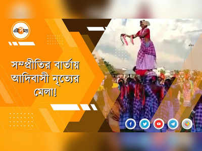 সম্প্রীতি রক্ষার বার্তা দিতে আদিবাসী নৃত্যের মেলা!