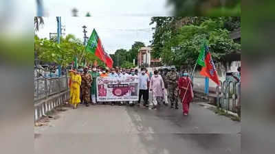 ইটাহারে দলীয় নেতা খুনের প্রতিবাদে জেলাজুড়ে বনধের ডাক BJP-র