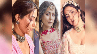 Hina Khan Looking Like Princes: बाद वाले फोटो तो एकदम किलर हैं, राजकुमारी की तरह तैयार होकर रैंप पर उतरीं हिना खान