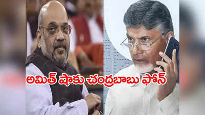 అమిత్ షాకు చంద్రబాబు ఫోన్.. కేంద్ర బలగాలు కావాలంటూ విజ్ఞప్తి 