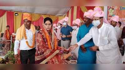 मुख्यमंत्री सामूहिक विवाह में हो गया खेल, सरकारी अनुदान के लिए पत्नी की मौजूदगी में साली से रचाई शादी