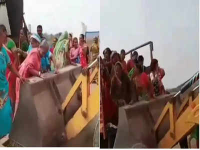 Video: महिलाओं को ट्रक से उतारने के लिए मंगाई गई JCB मशीन, यूजर्स ने कहा- देसी जुगाड़ जिंदाबाद!