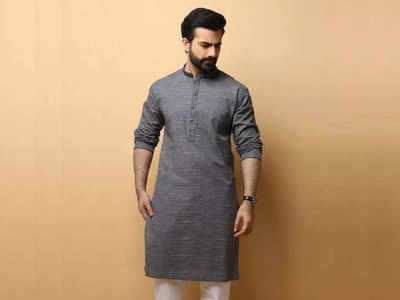 cotton kurta for men फक्त 644 पासून सुरू, दिवाळीसाठी मिळवा आकर्षक लुक