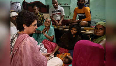 Arun Valmiki Death: प्रियांका गांधी रात्री उशिरा आग्र्यात पीडित कुटुंबाच्या भेटीला