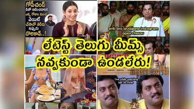 Memes: లేటెస్ట్ తెలుగు మీమ్స్... నవ్వకుండా ఉండలేరు! 