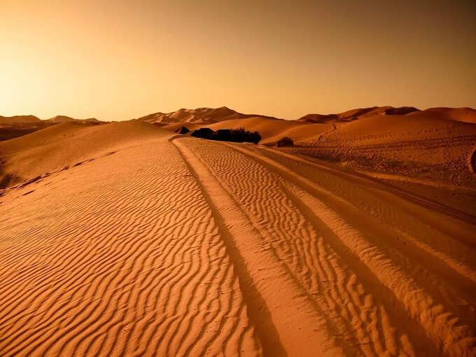 जैसलमेर में रेगिस्तान - Desert in Jaisalmer