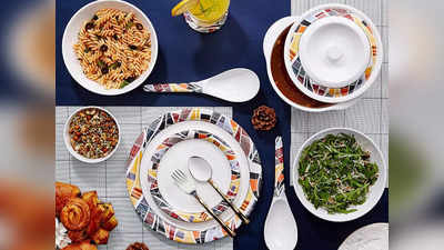 इन Dinner Set से डाइनिंग टेबल को दें आकर्षक लुक, फेस्टिव सीजन में पाएं 40% तक की छूट