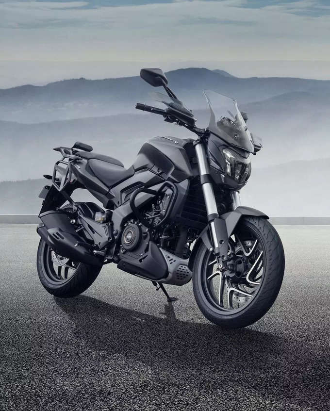 Bajaj Dominar 400 with touring accessories