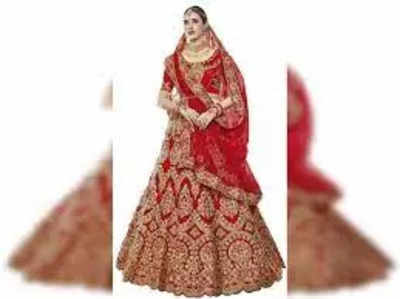 அழகிய bridal lehengas 50% சதவீதத்திற்கும் அதிகமான சிறப்பு தள்ளுபடியில் பெற்றிடலாம்.