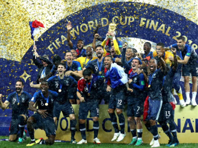 फ्रांस ने जीता वर्ल्‍ड कप, क्रोएश‍िया ने दिल