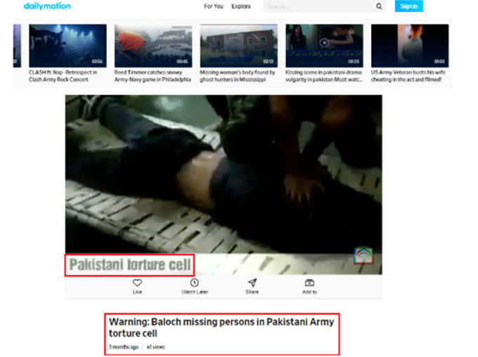 Video tweeted by Pakistani journalist Hamid Mir showing man being tortured not related to indian army